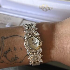 Lenox Women’s Crystal Butterfly Watch